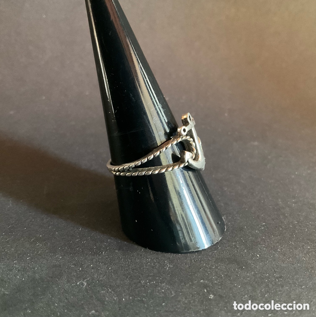 Joyeria: Anillo de anclaje de plata 925. - Foto 2