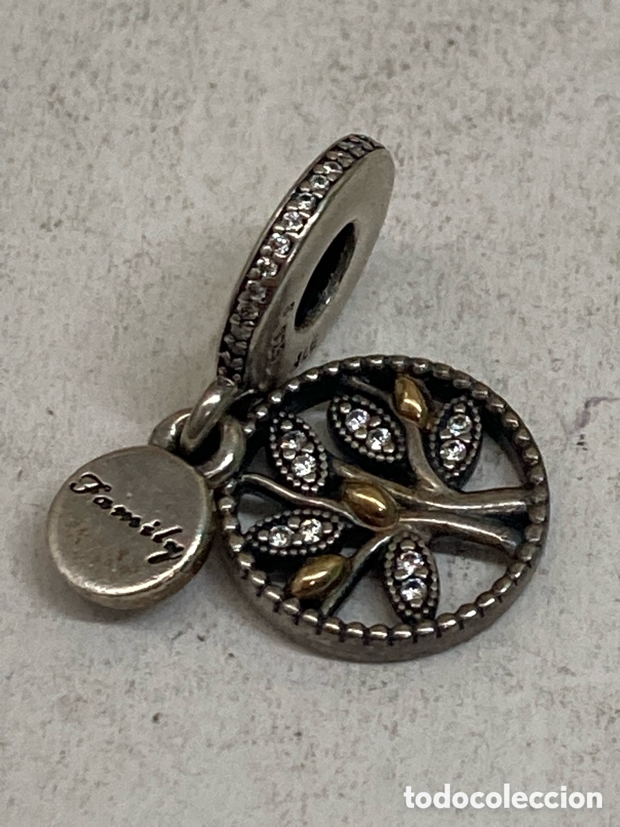 Joyeria: Charman de plata y oro marca Pandora /C486 - Foto 1