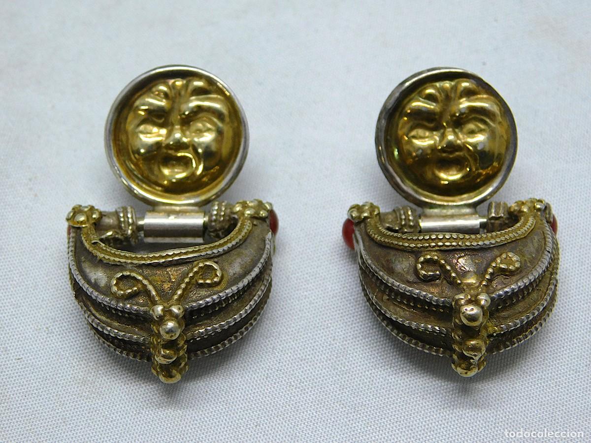 Joyeria: ANTIGUOS PENDIENTES DE PLATA - Foto 1