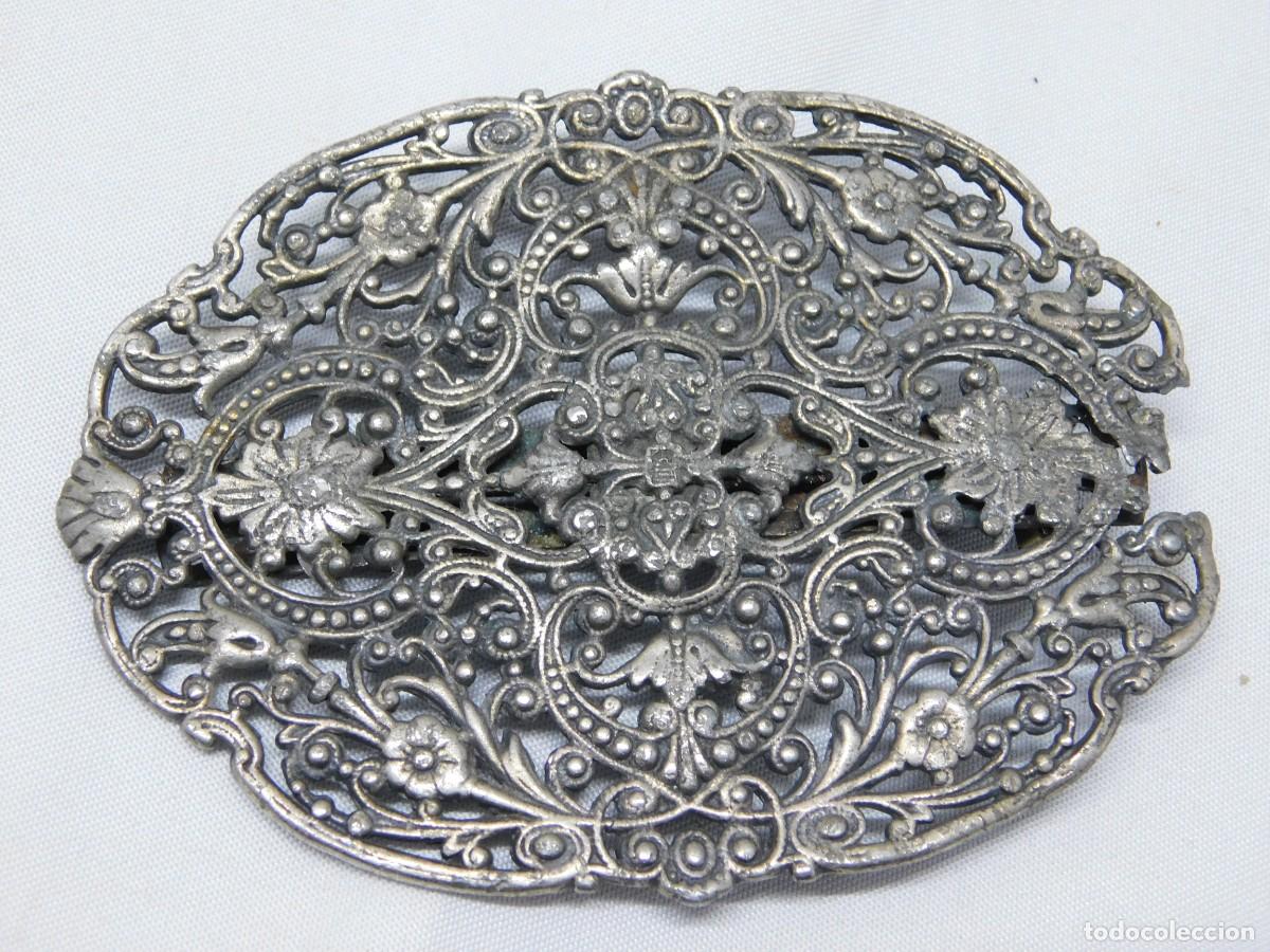 Joyeria: ANTIGUO BROCHE DE PLATA - Foto 1