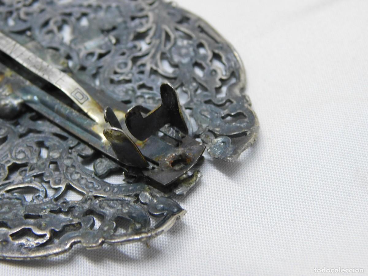 Joyeria: ANTIGUO BROCHE DE PLATA - Foto 7
