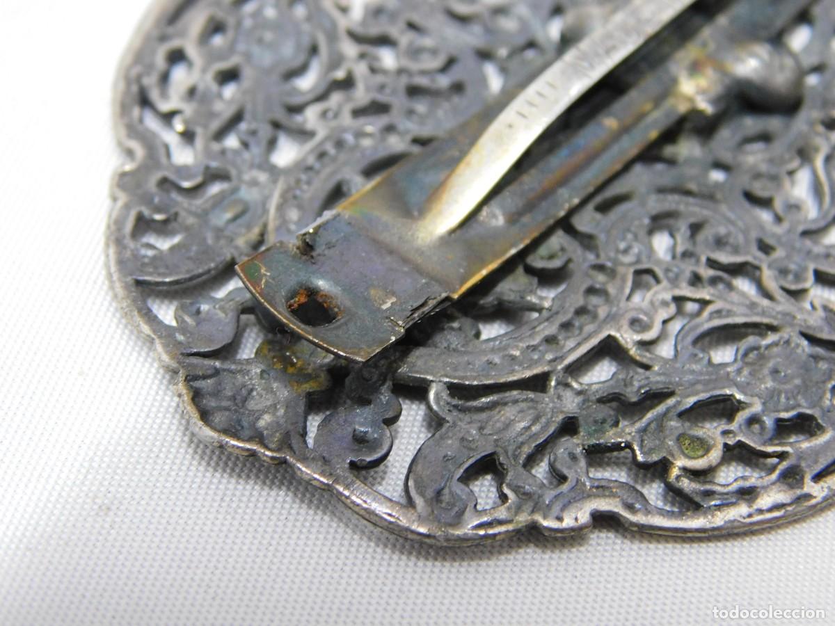 Joyeria: ANTIGUO BROCHE DE PLATA - Foto 8