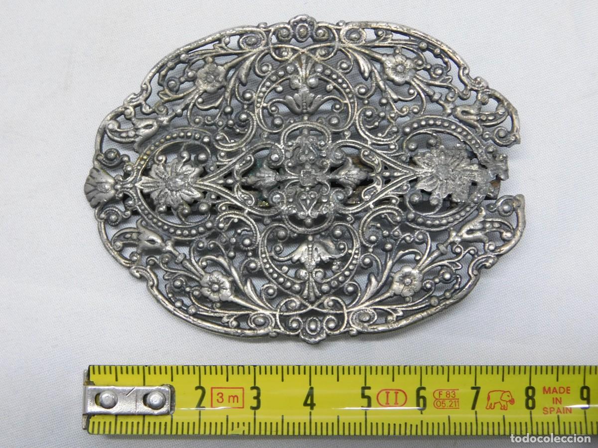 Joyeria: ANTIGUO BROCHE DE PLATA - Foto 9