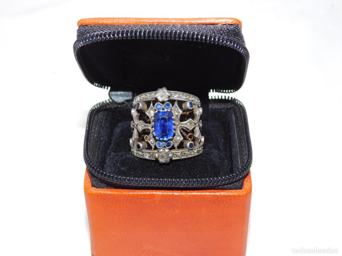 Joyeria: ANILLO DE PLATA Y ORO - DIAMANTES Y ZAFIROS - Foto 16