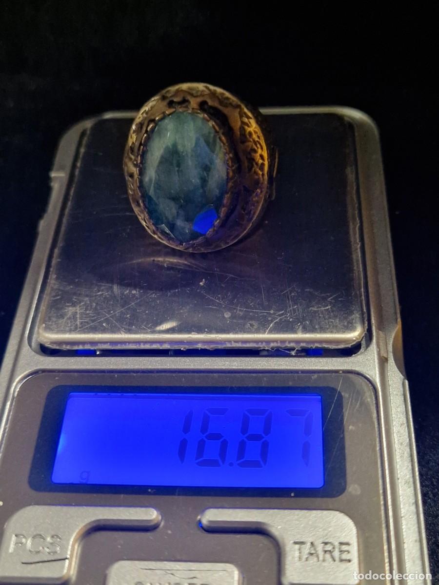 Joyeria: Anillo de plata con piedra preciosa verde. - Foto 19