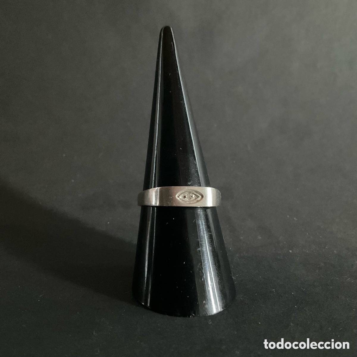 Joyeria: Anillo de oro blanco para mujer con diamante. - Foto 1