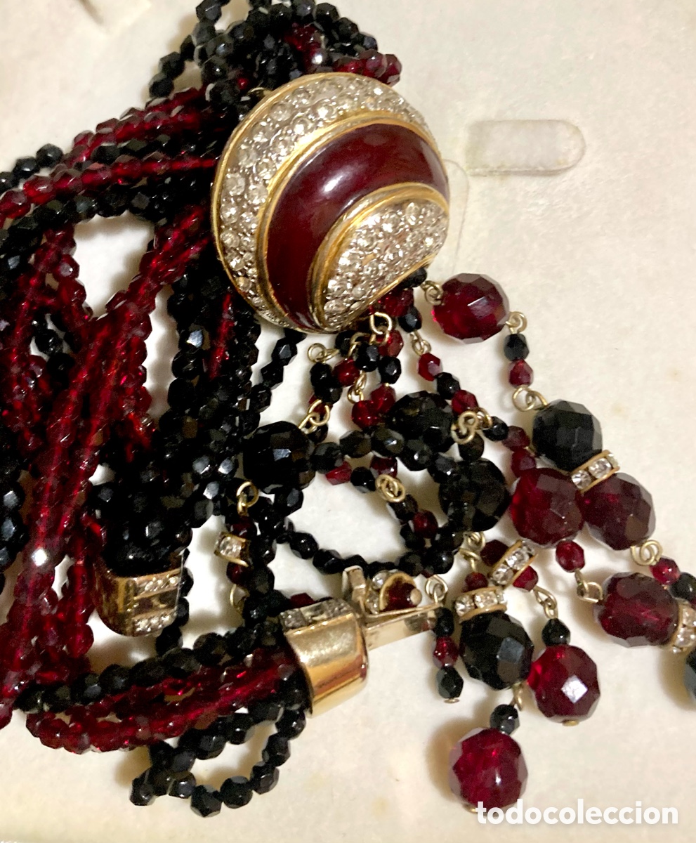 Joyeria: Gargantilla Valentino granates circonitas - Foto 3