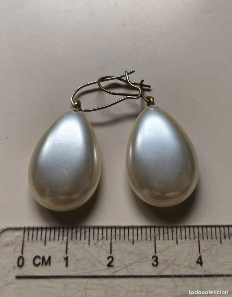 Joyeria: Pendientes vintage en forma de l&aacute;grima. - Foto 3