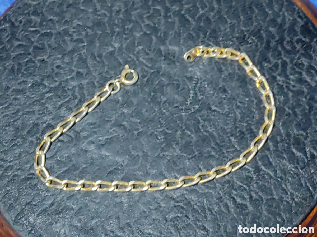 Joyeria: Pulsera chapada en oro.A&ntilde;os 70. - Foto 2