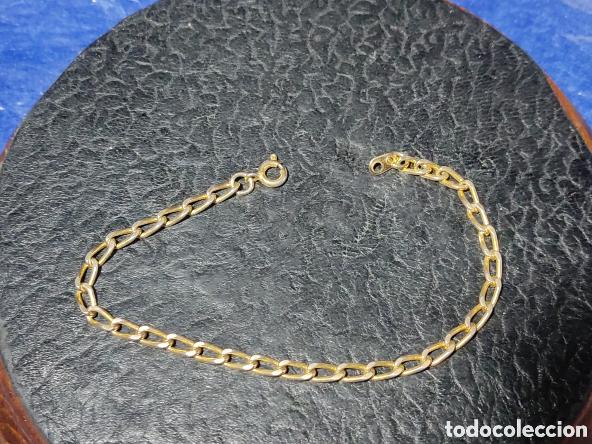 Joyeria: Pulsera chapada en oro.A&ntilde;os 70. - Foto 1