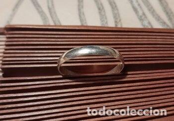 Joyeria: ANILLO DE PLATA. CONTRASTE. ALIANZA - Foto 1