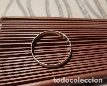 Joyeria: ANILLO DE PLATA. CONTRASTE. ALIANZA - Foto 2