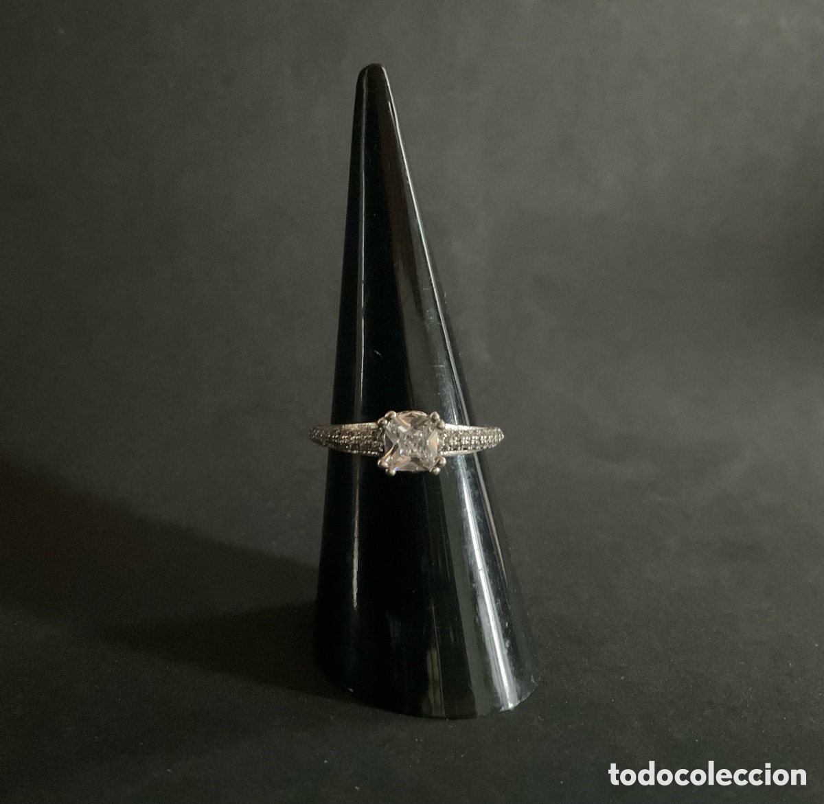 Joyeria: Anillo de plata 925 con piedras transparentes - Foto 3
