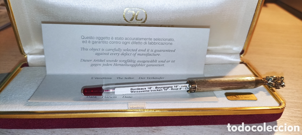 Joyeria: Term&oacute;metro de precisi&oacute;n Settelaghi en estuche de lujo - Foto 2