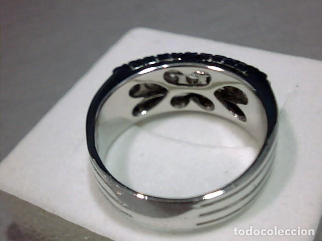 Joyeria: anillo oro blanco 18 kts con diamantes - Foto 4