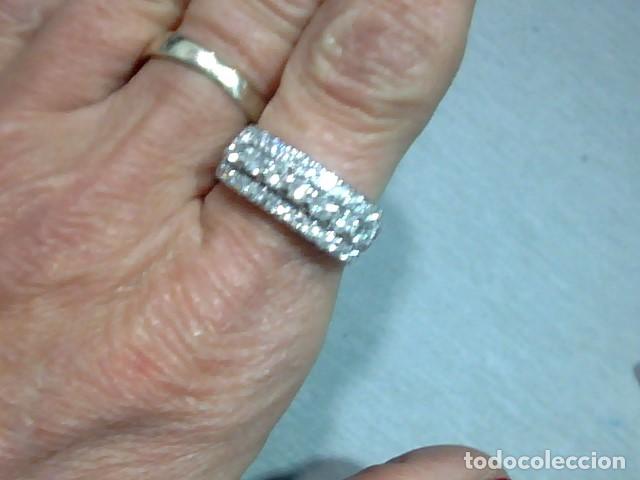 Joyeria: anillo oro blanco 18 kts con diamantes - Foto 6