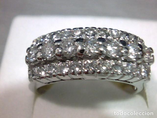 Joyeria: anillo oro blanco 18 kts con diamantes - Foto 9