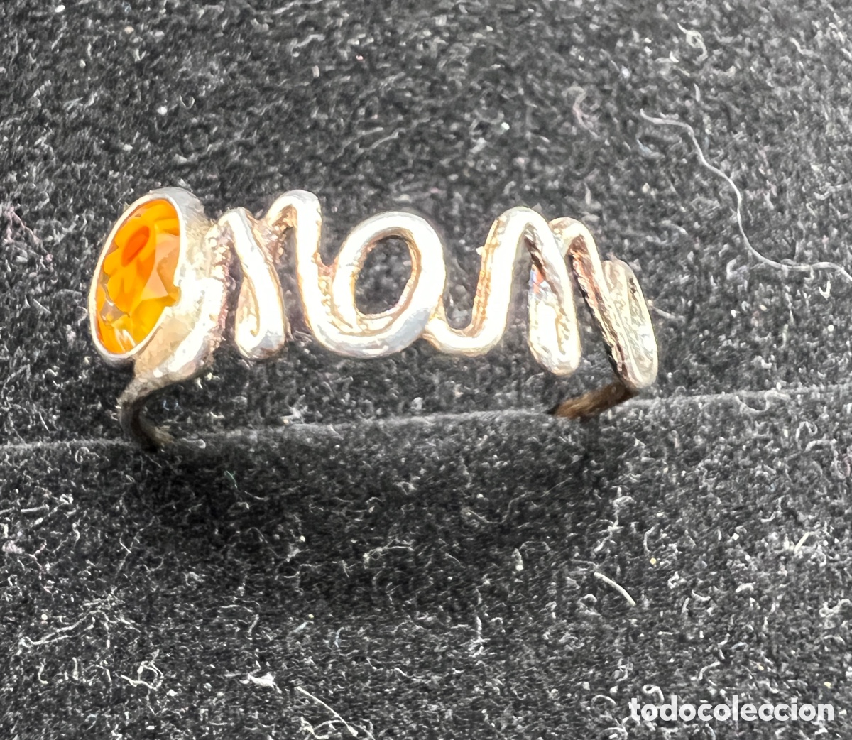 Joyeria: Anillo adaptable plateado &ldquo; mam&aacute;&rdquo; - Foto 2