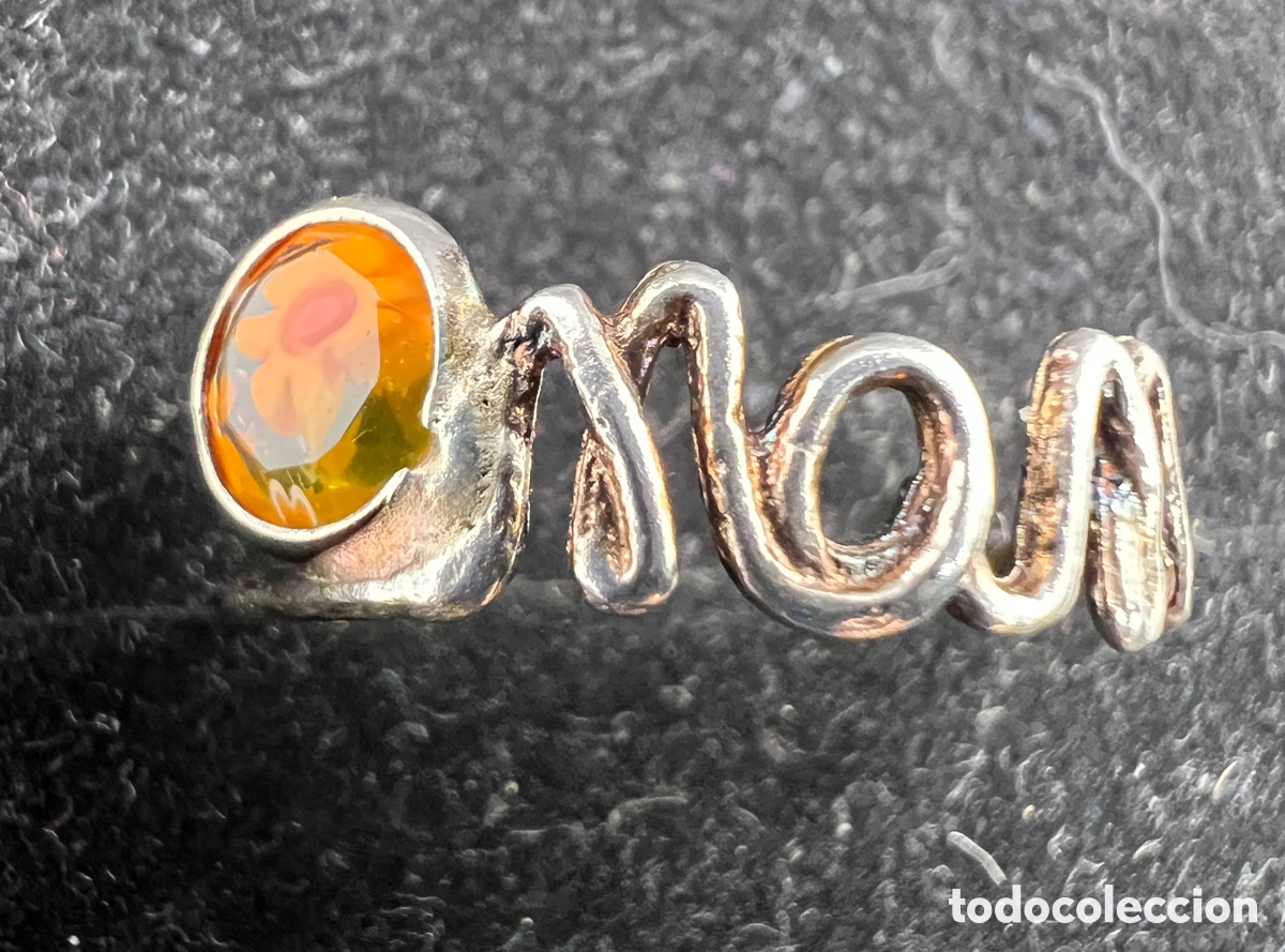 Joyeria: Anillo adaptable plateado &ldquo; mam&aacute;&rdquo; - Foto 3