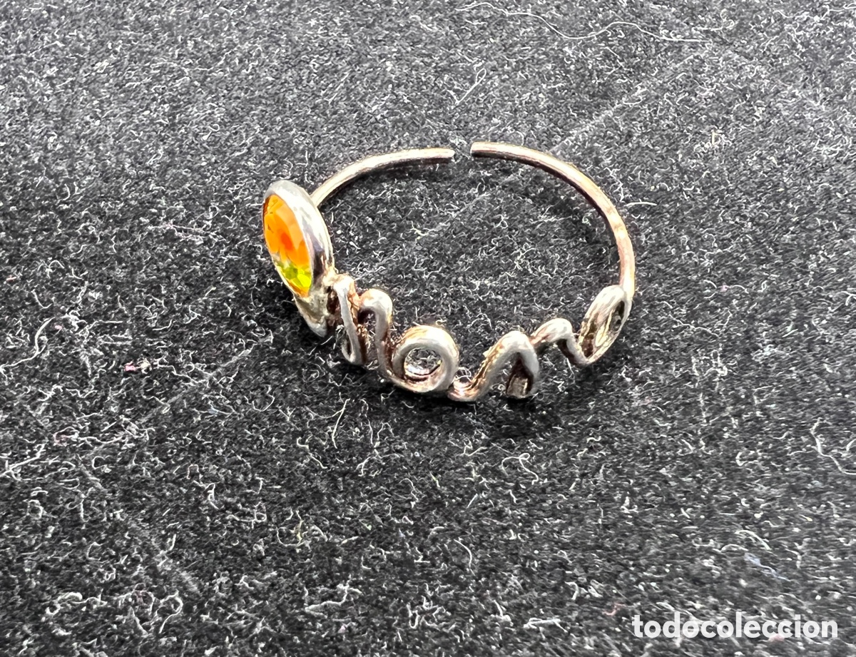 Joyeria: Anillo adaptable plateado &ldquo; mam&aacute;&rdquo; - Foto 1