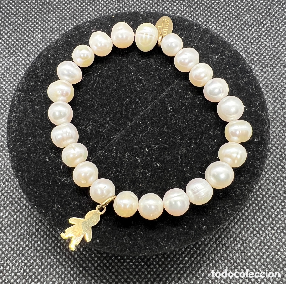 Joyeria: Pulsera de perlas con ni&ntilde;o el&aacute;stica - Foto 4