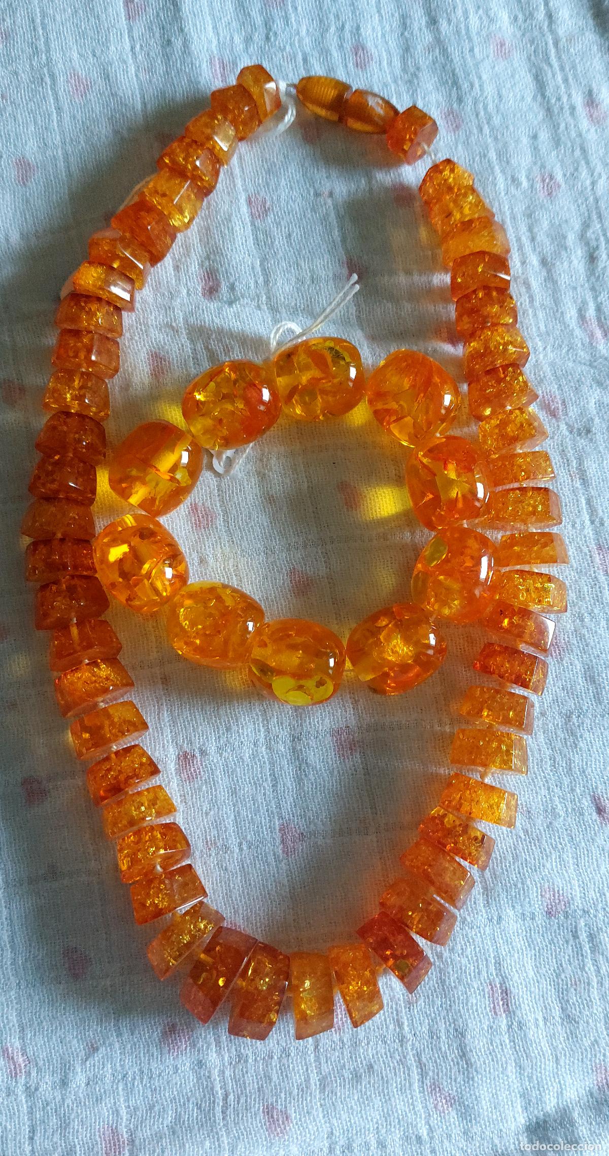 Joyeria: Collar y pulsera de ambar - Foto 1