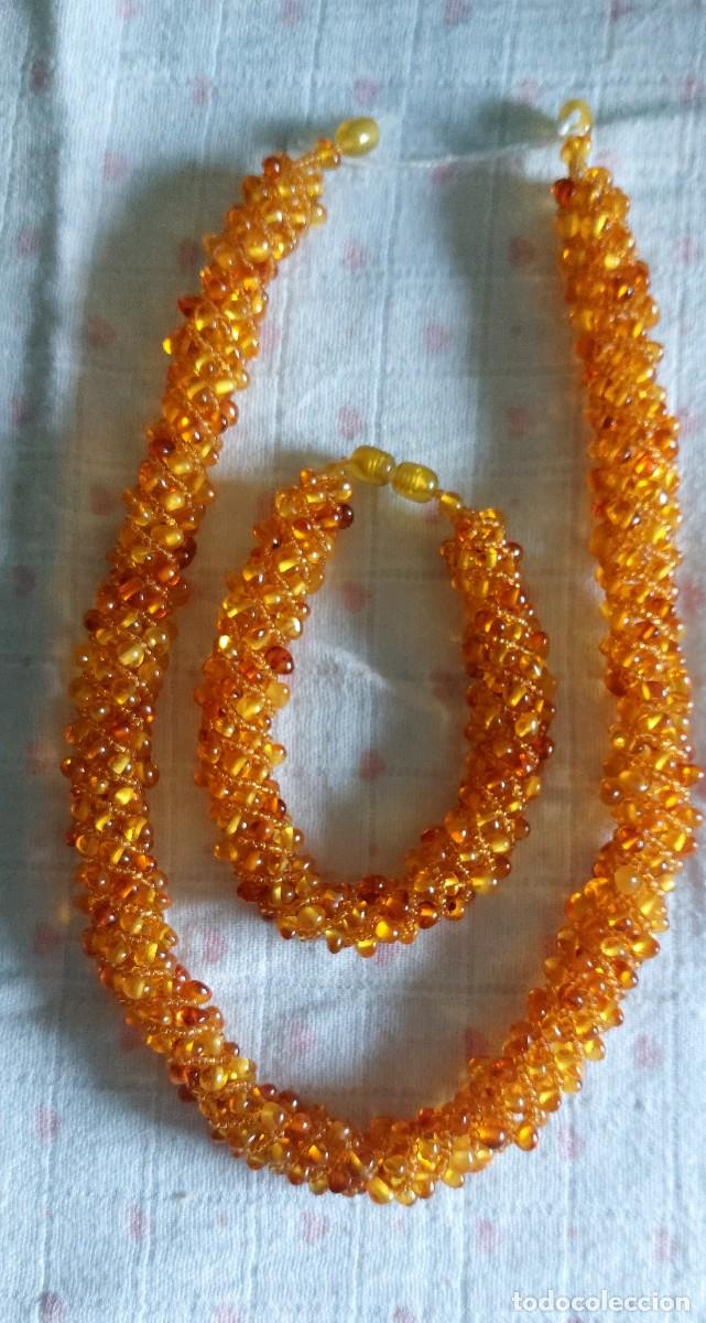 Joyeria: Collar y pulsera en ambar - Foto 1