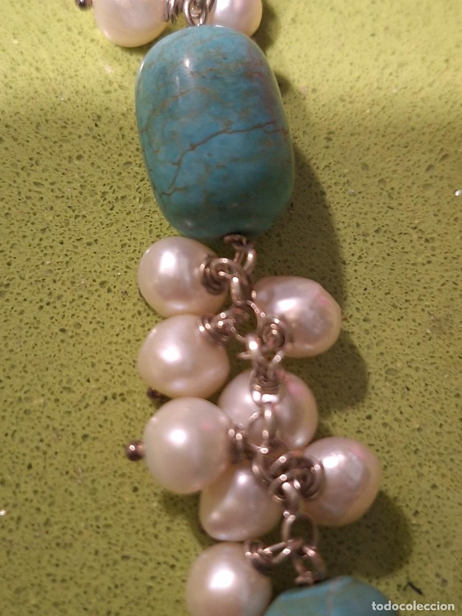 Joyeria: PULSERA PLATA PERLAS, TURQUESAS - Foto 5