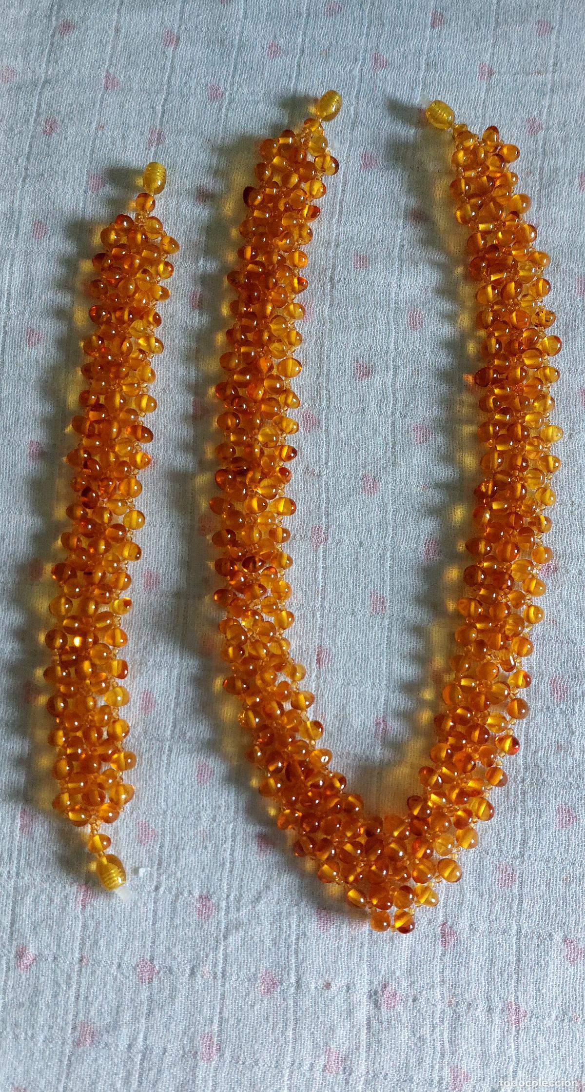 Joyeria: Collar y pulsera ambar - Foto 2