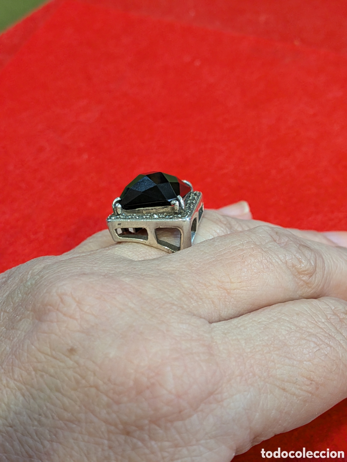 Joyeria: Anillo en plata y piedra onix o similar. 925. REF-4709.ca4 - Foto 3