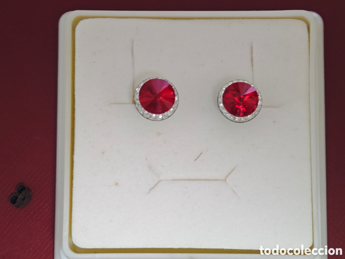Joyeria: pendientes de plata de ley y piedras de colores - Foto 4