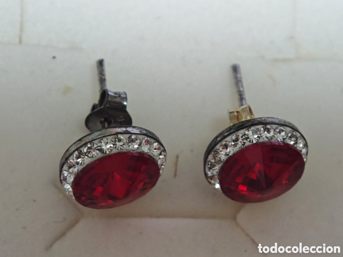 Joyeria: pendientes de plata de ley y piedras de colores - Foto 5