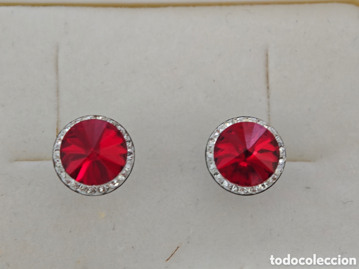 Joyeria: pendientes de plata de ley y piedras de colores - Foto 6
