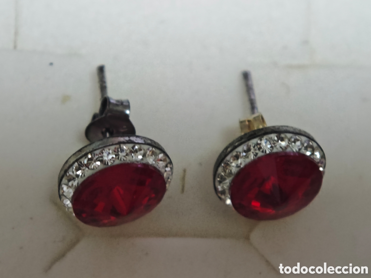 Joyeria: pendientes de plata de ley y piedras de colores - Foto 8