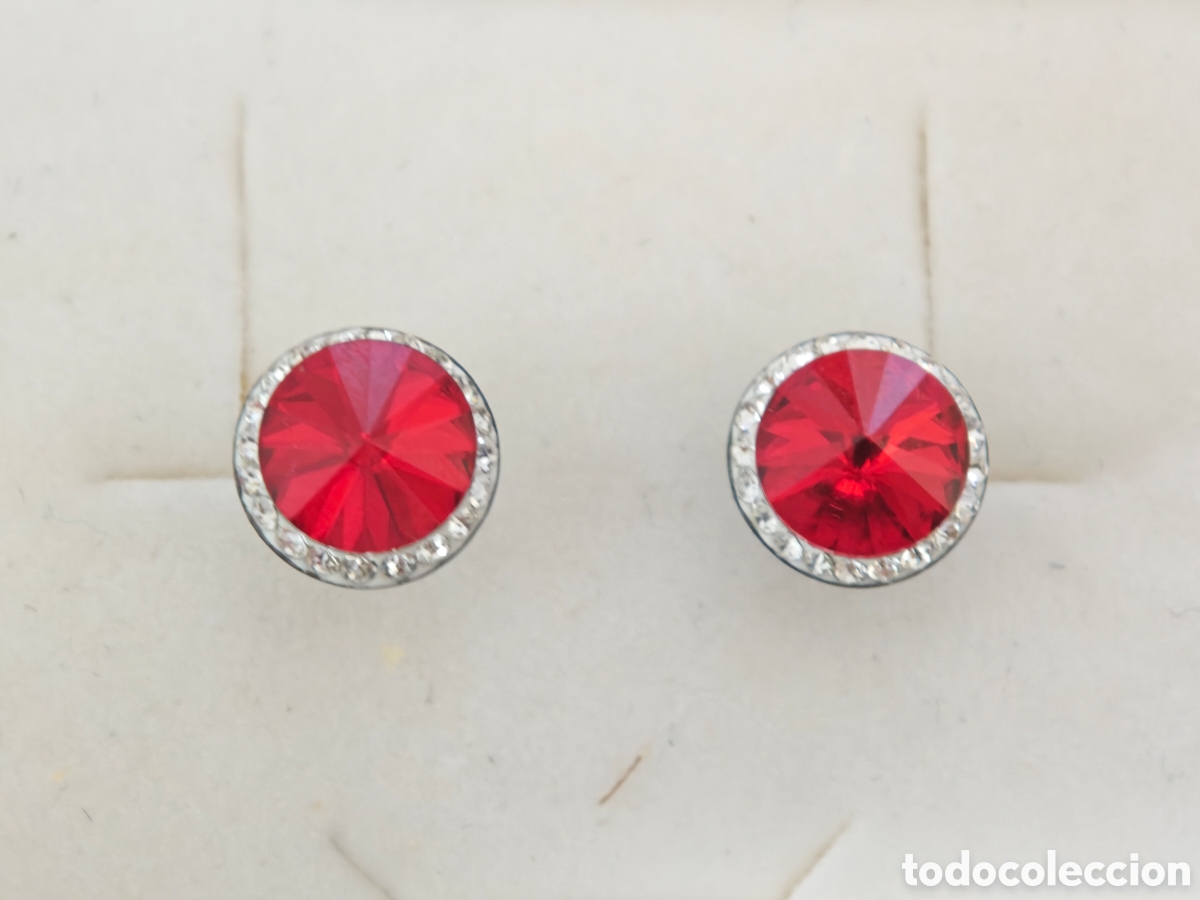 Joyeria: pendientes de plata de ley y piedras de colores - Foto 1