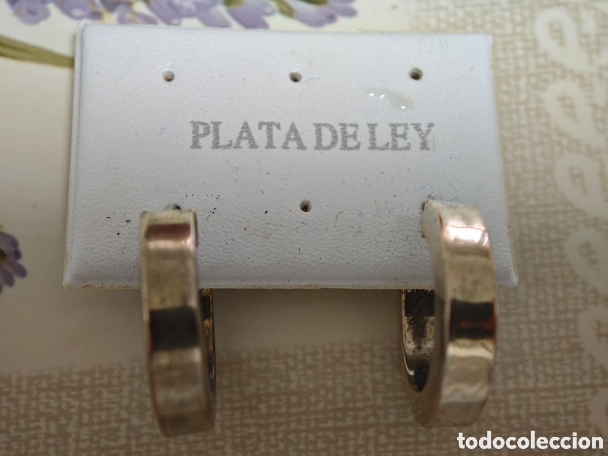 Joyeria: pendientes en plata dorada nuevos estrenar - Foto 5