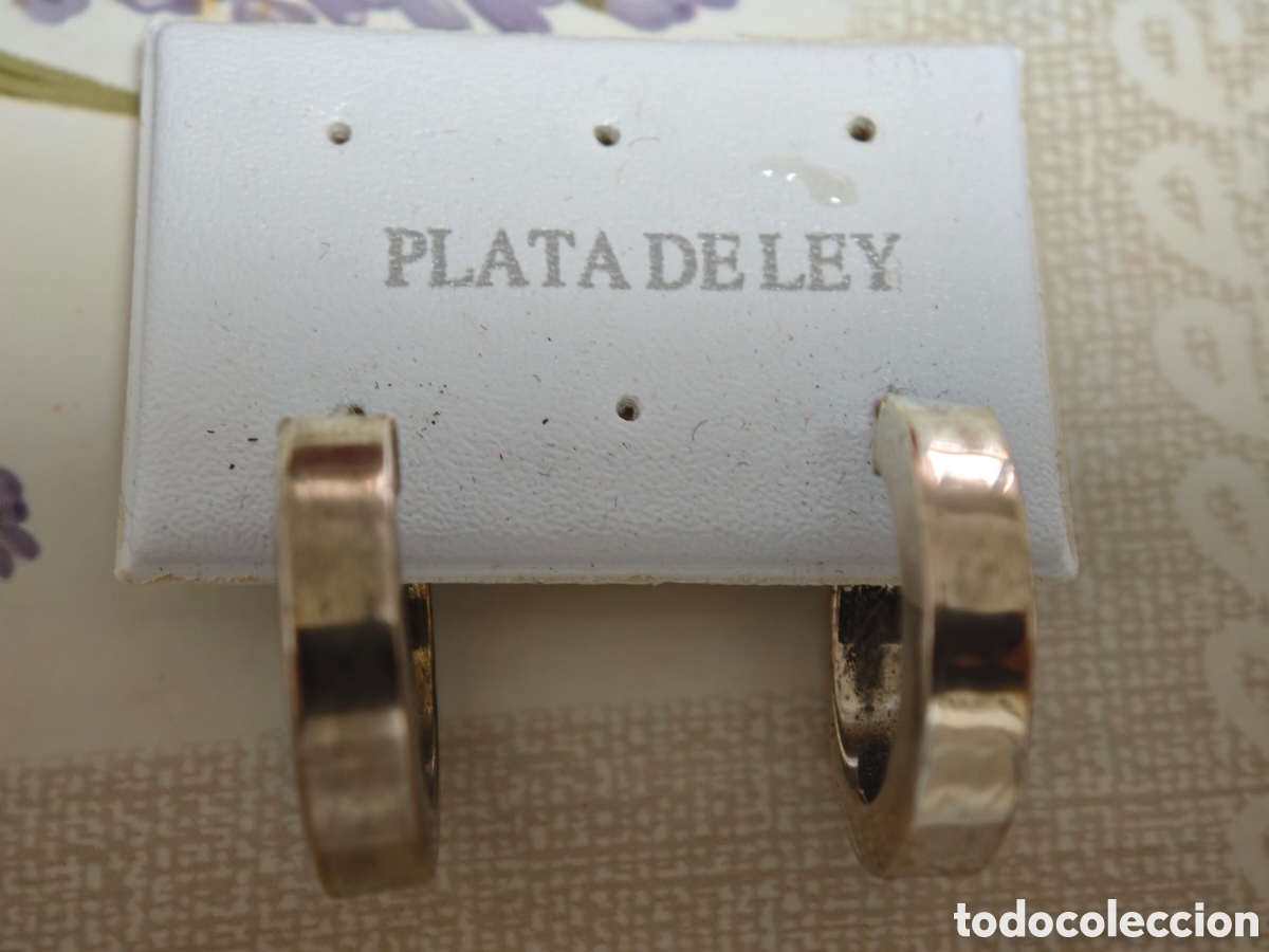 Joyeria: pendientes en plata dorada nuevos estrenar - Foto 6