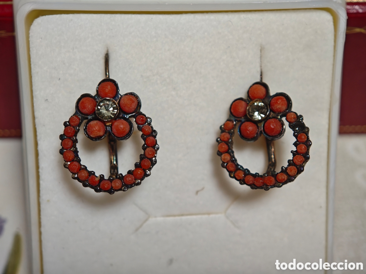Joyeria: pendientes en plata rojiza y corales - Foto 4