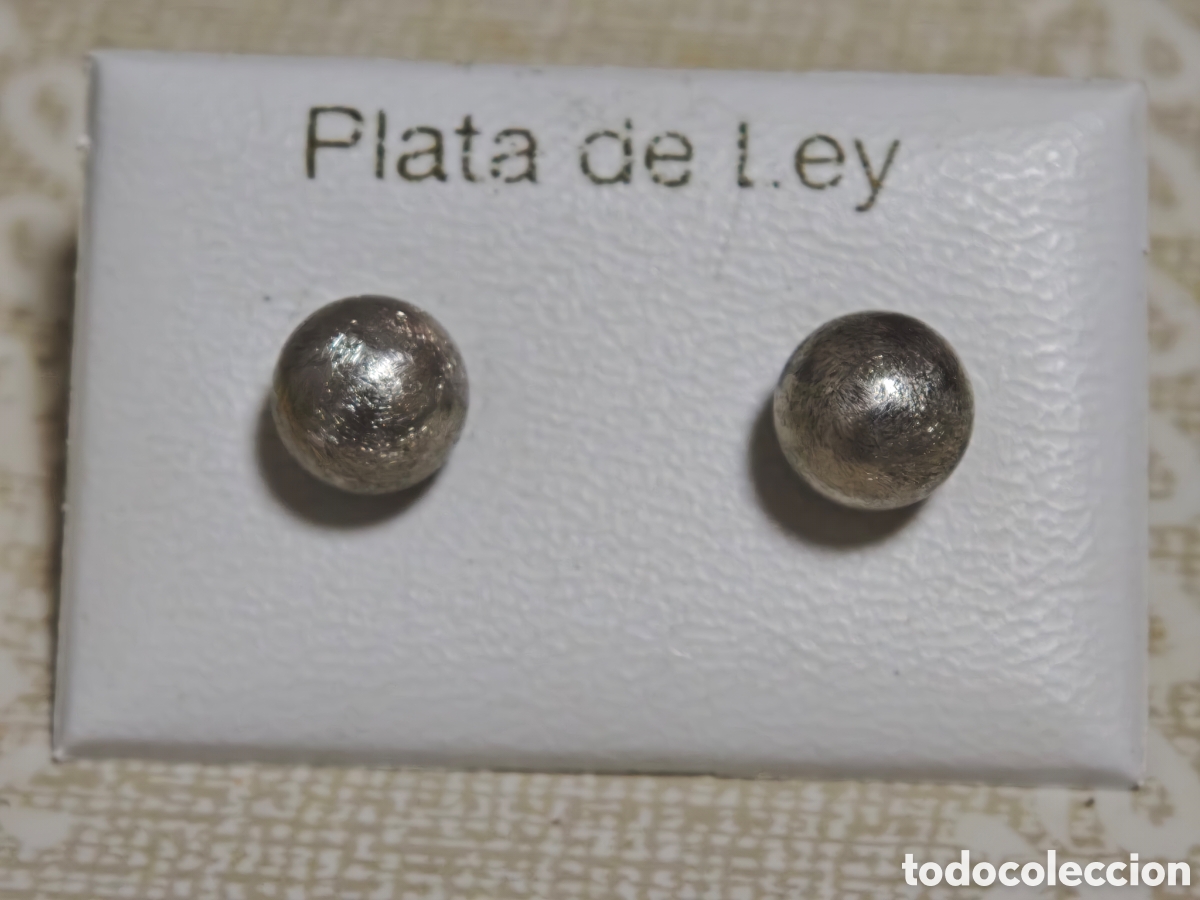 Joyeria: bonitos pendientes en plata de ley en forma de bola - Foto 3
