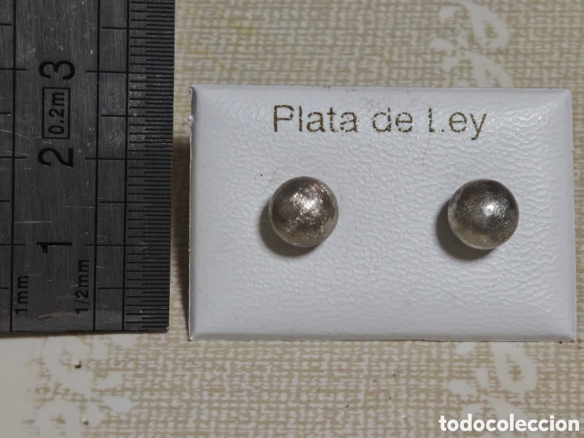Joyeria: bonitos pendientes en plata de ley en forma de bola - Foto 5