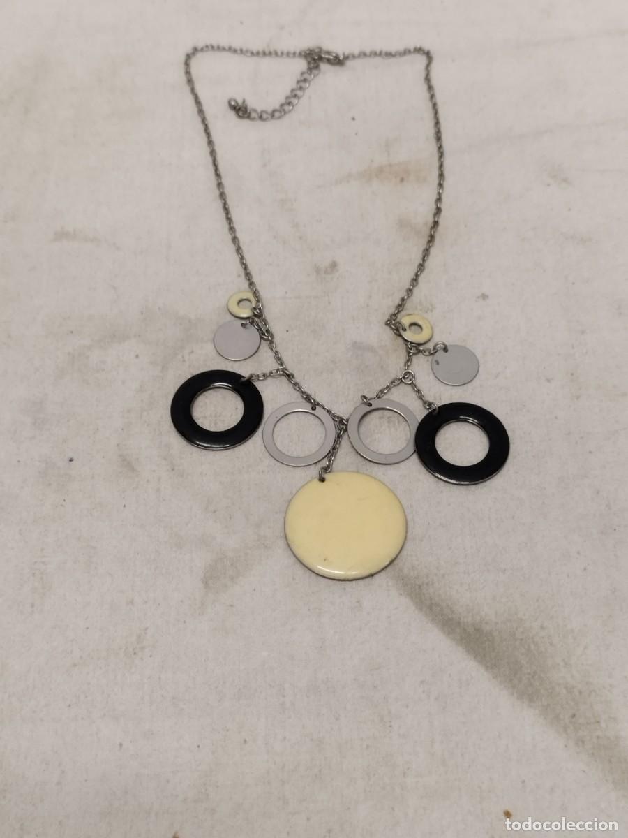 Joyeria: Antiguo collar, cadena con colgantes. - Foto 1