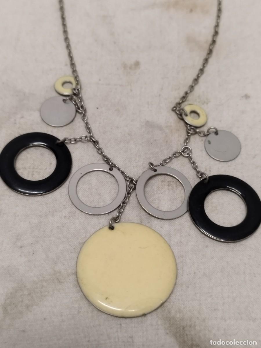 Joyeria: Antiguo collar, cadena con colgantes. - Foto 2