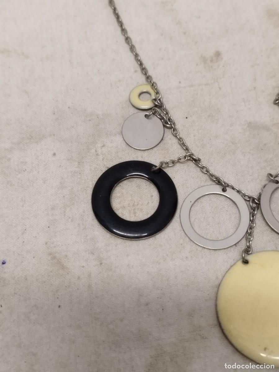 Joyeria: Antiguo collar, cadena con colgantes. - Foto 3