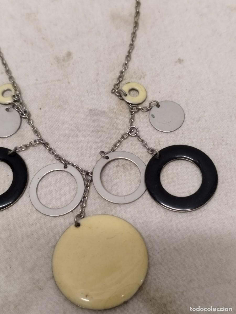 Joyeria: Antiguo collar, cadena con colgantes. - Foto 4