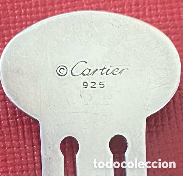 Joyeria: CARTIER SUJETABILLETES DE PLATA DE LEY - Foto 4