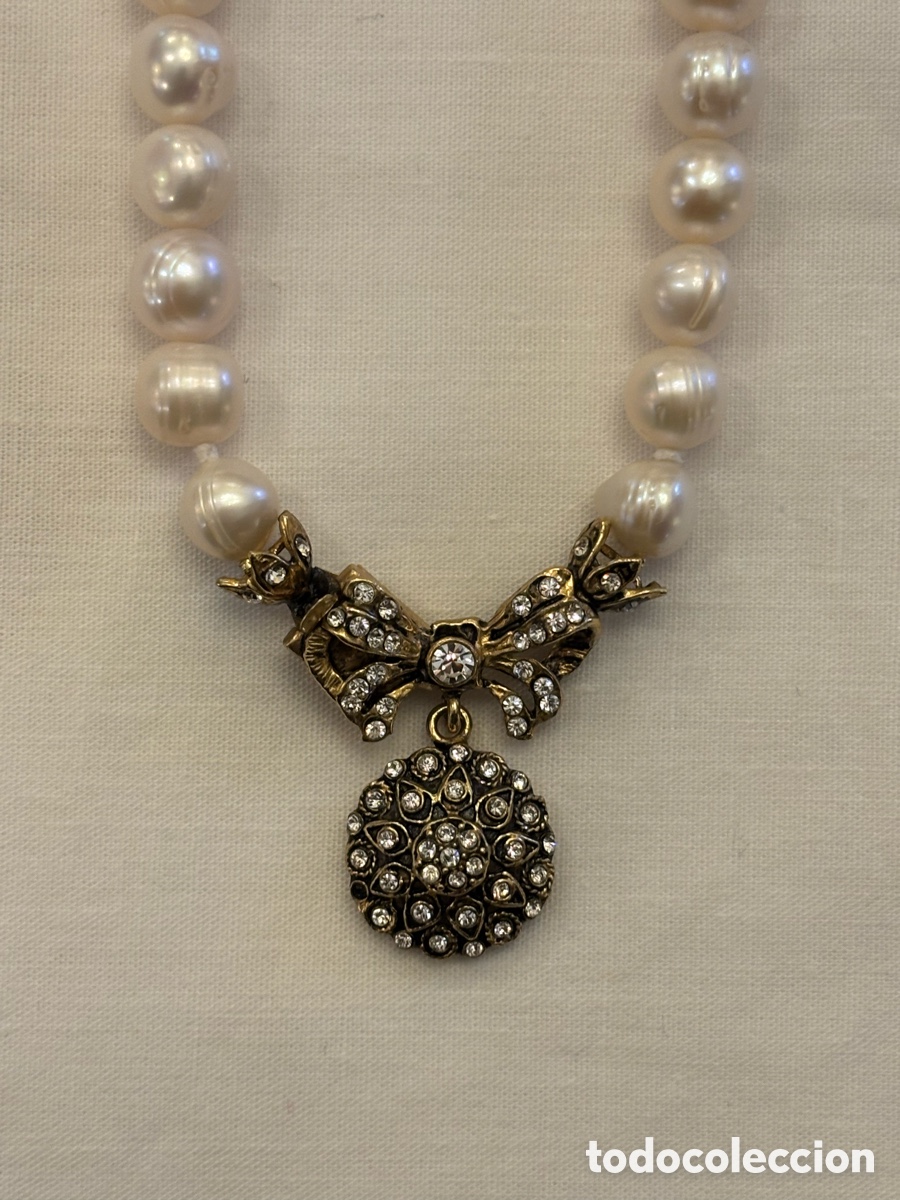 Joyeria: Collar de perlas japonesas 23 cm - Foto 3