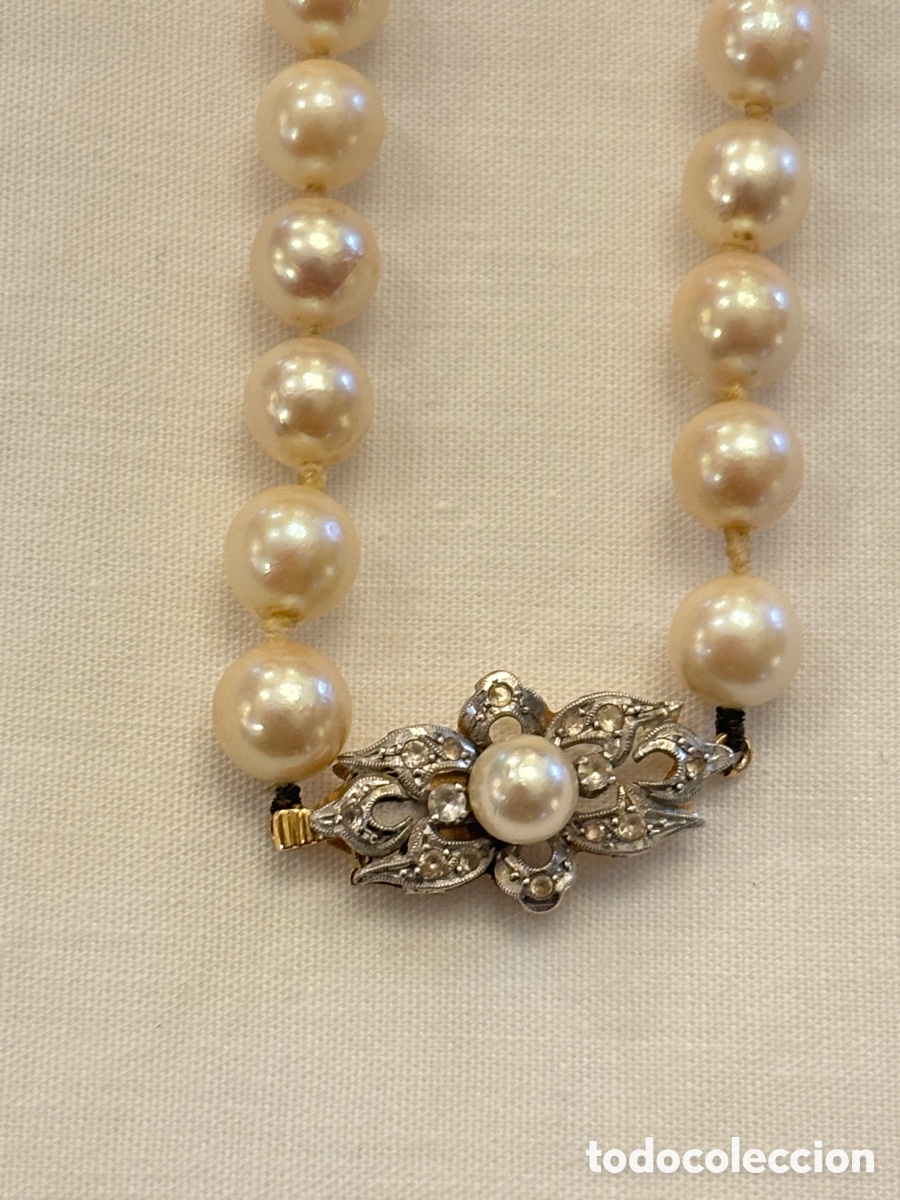 Joyeria: Collar de perlas Acoya con broche de oro 18K - Foto 3