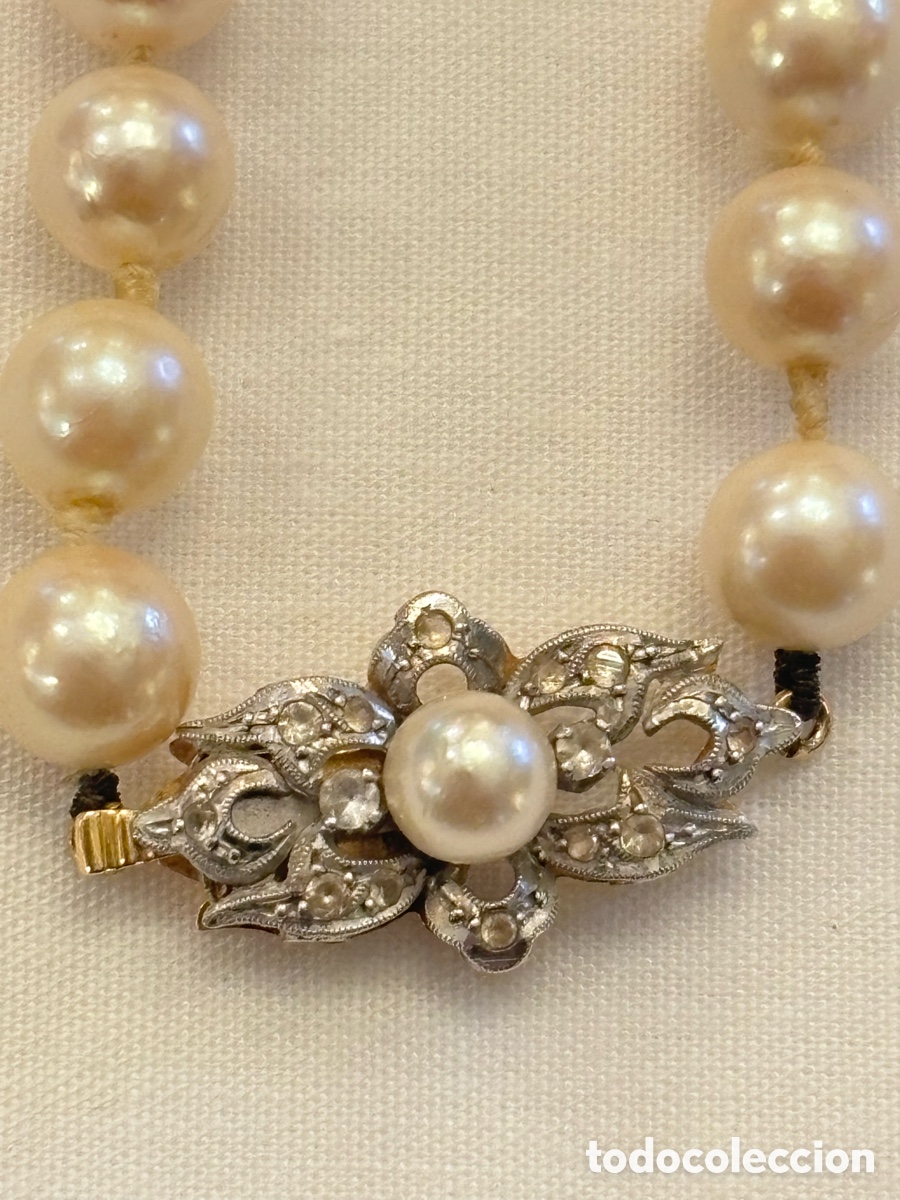 Joyeria: Collar de perlas Acoya con broche de oro 18K - Foto 4