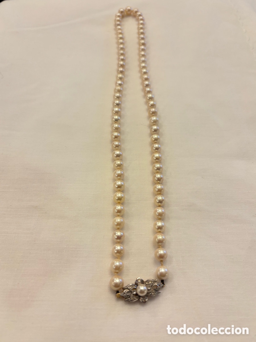 Joyeria: Collar de perlas Acoya con broche de oro 18K - Foto 1