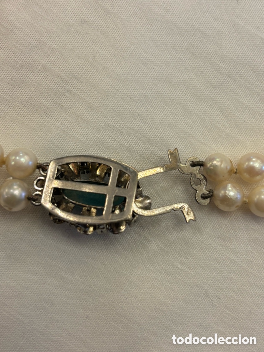 Joyeria: Collar de perlas Acoya con broche de oro blanco 18K - Foto 5